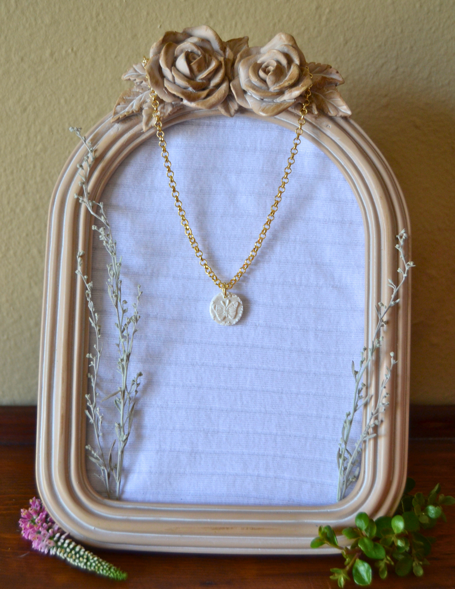 Handmade Necklace (Gold Chain)