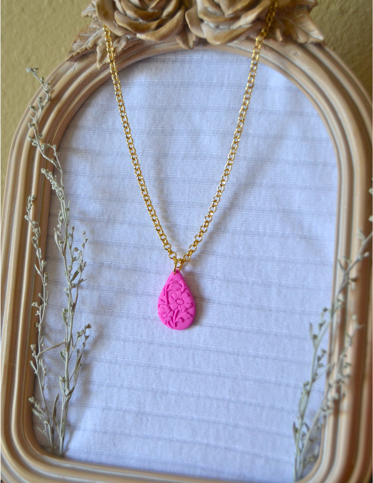 Handmade Necklace (Gold Chain)