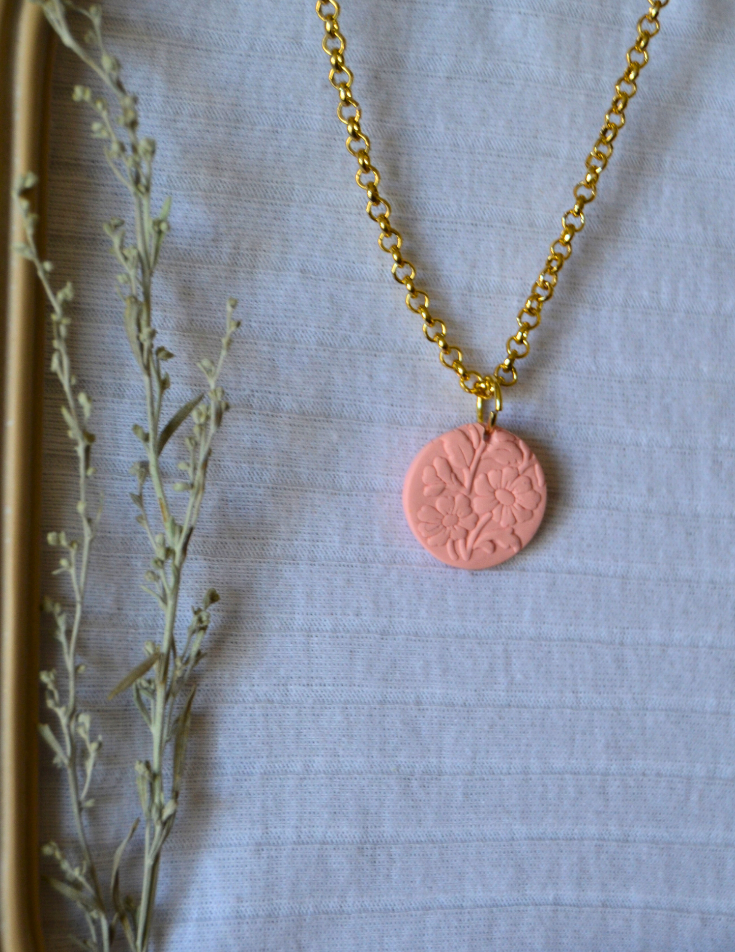 Handmade Necklace (Gold Chain)