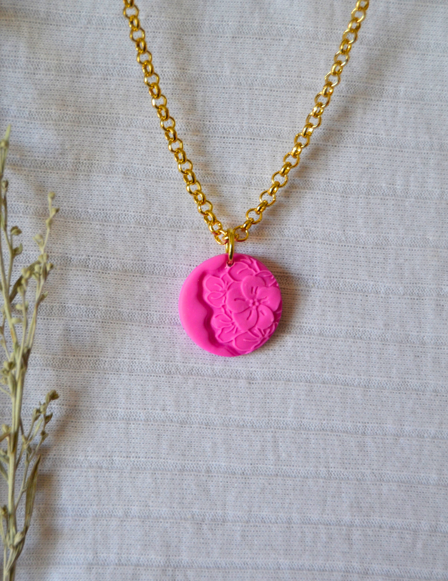 Handmade Necklace (Gold Chain)
