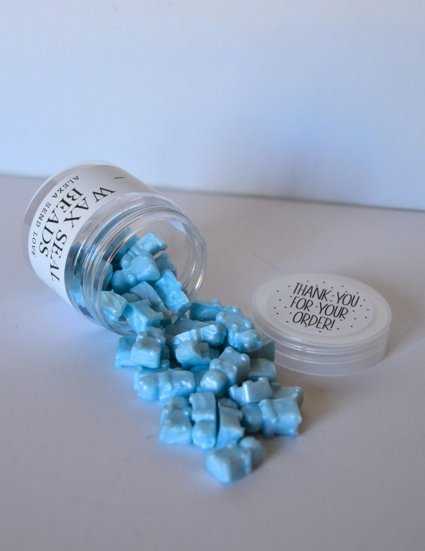 Frosted Sky Wax Sealing Beads (Gummy Bear Shape)
