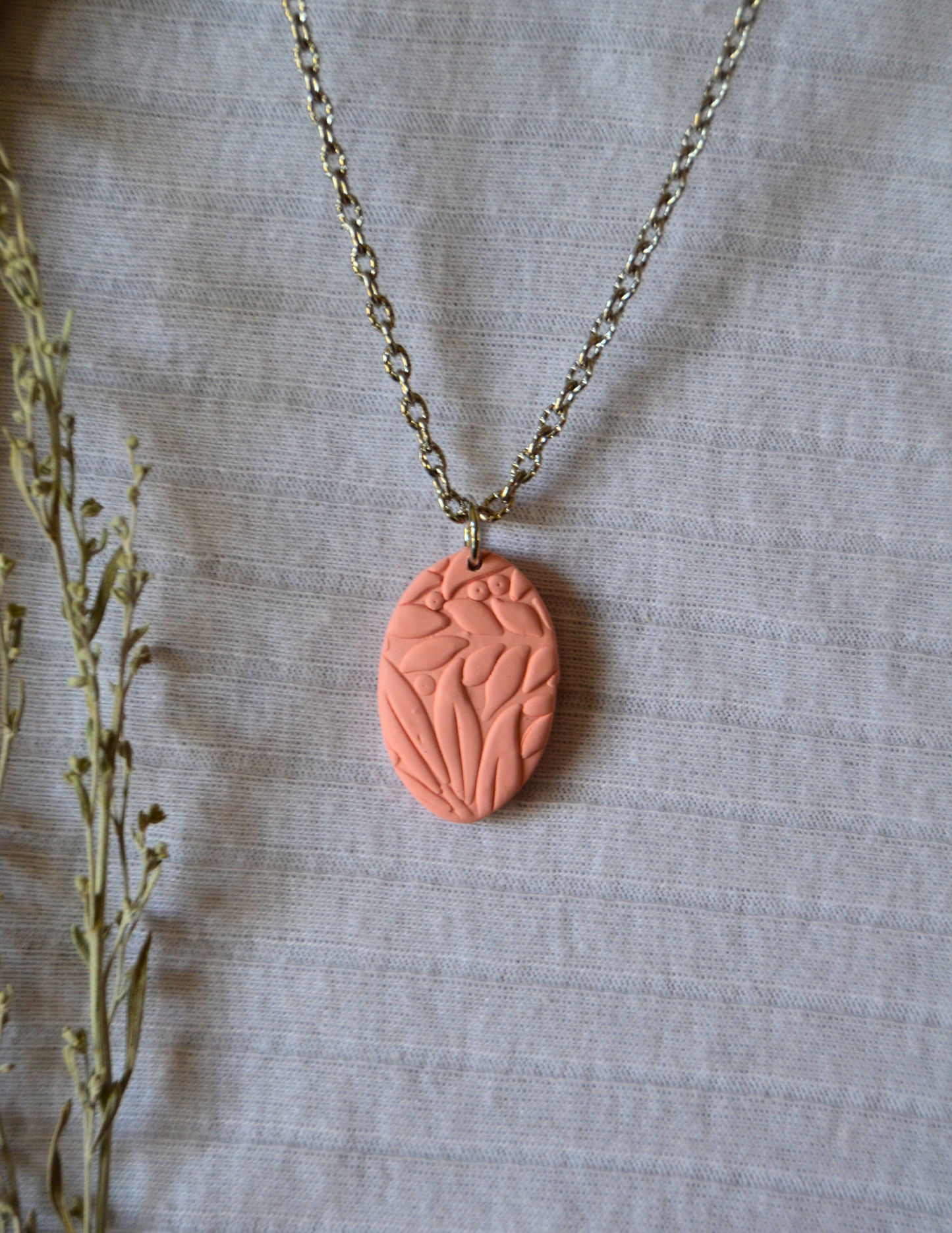 Handmade Necklace (Silver Chain)