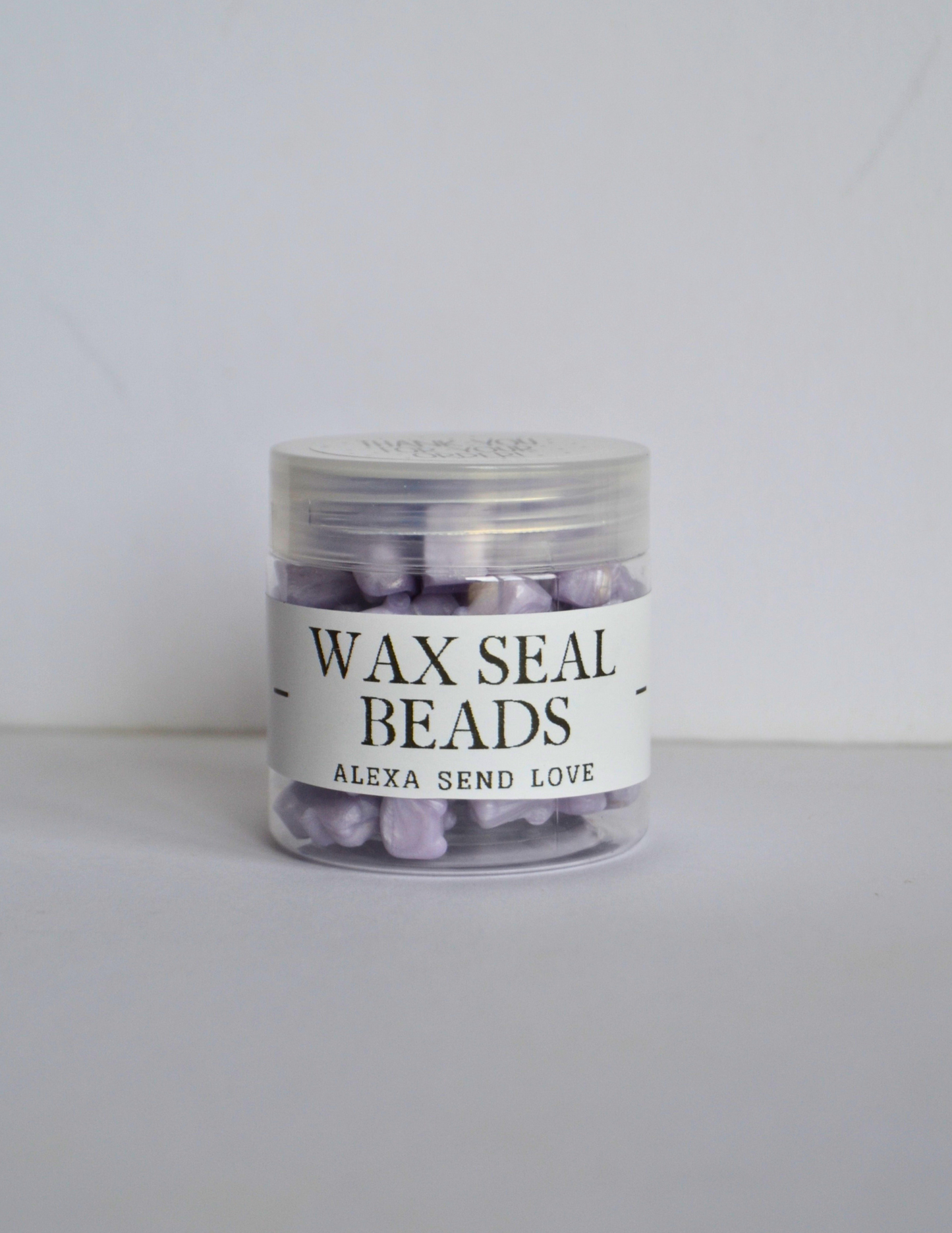 Lilac Glow Wax Sealing Beads (Gummy Bear Shape)