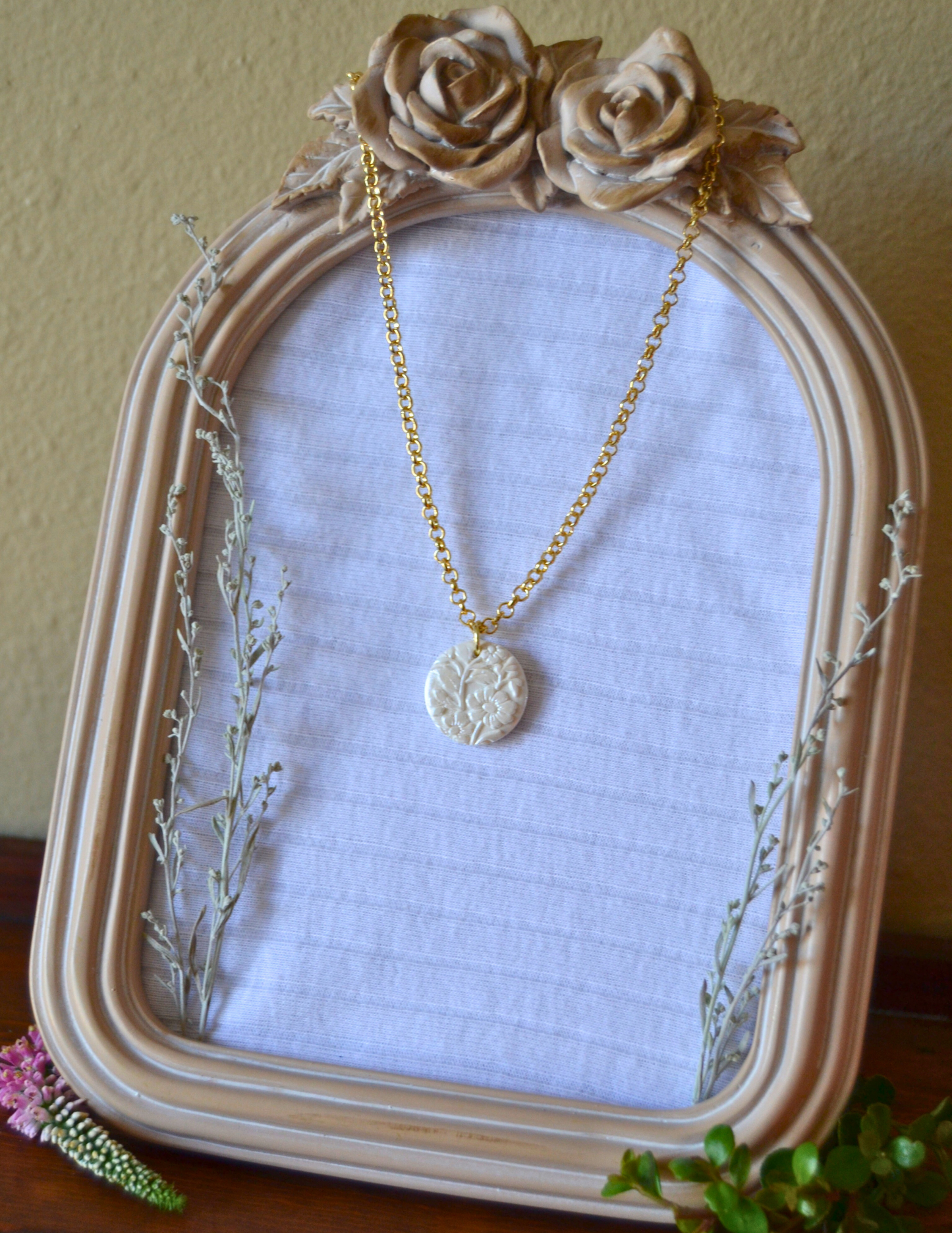 Handmade Necklace (Gold Chain)