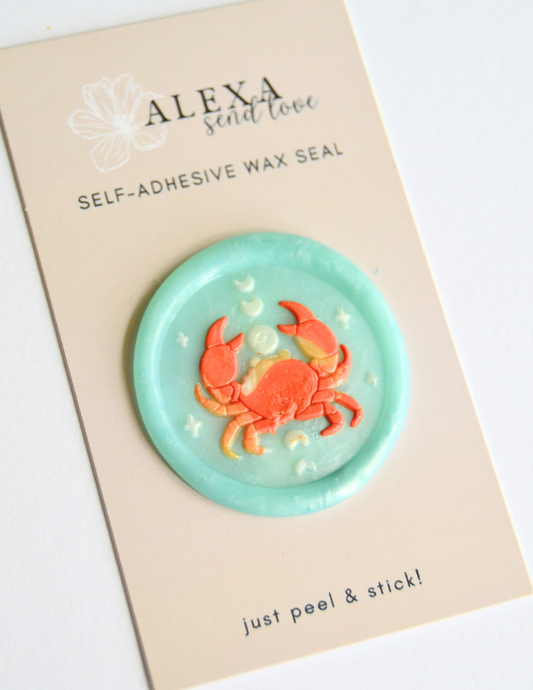 Cancer Zodiac Sign Wax Seal
