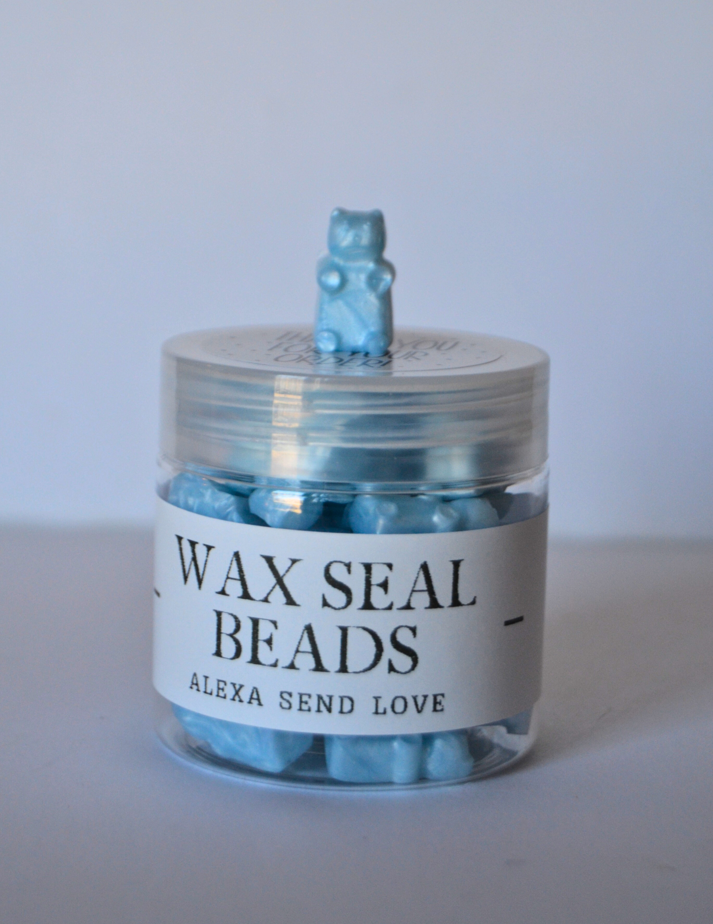 Frosted Sky Wax Sealing Beads (Gummy Bear Shape)