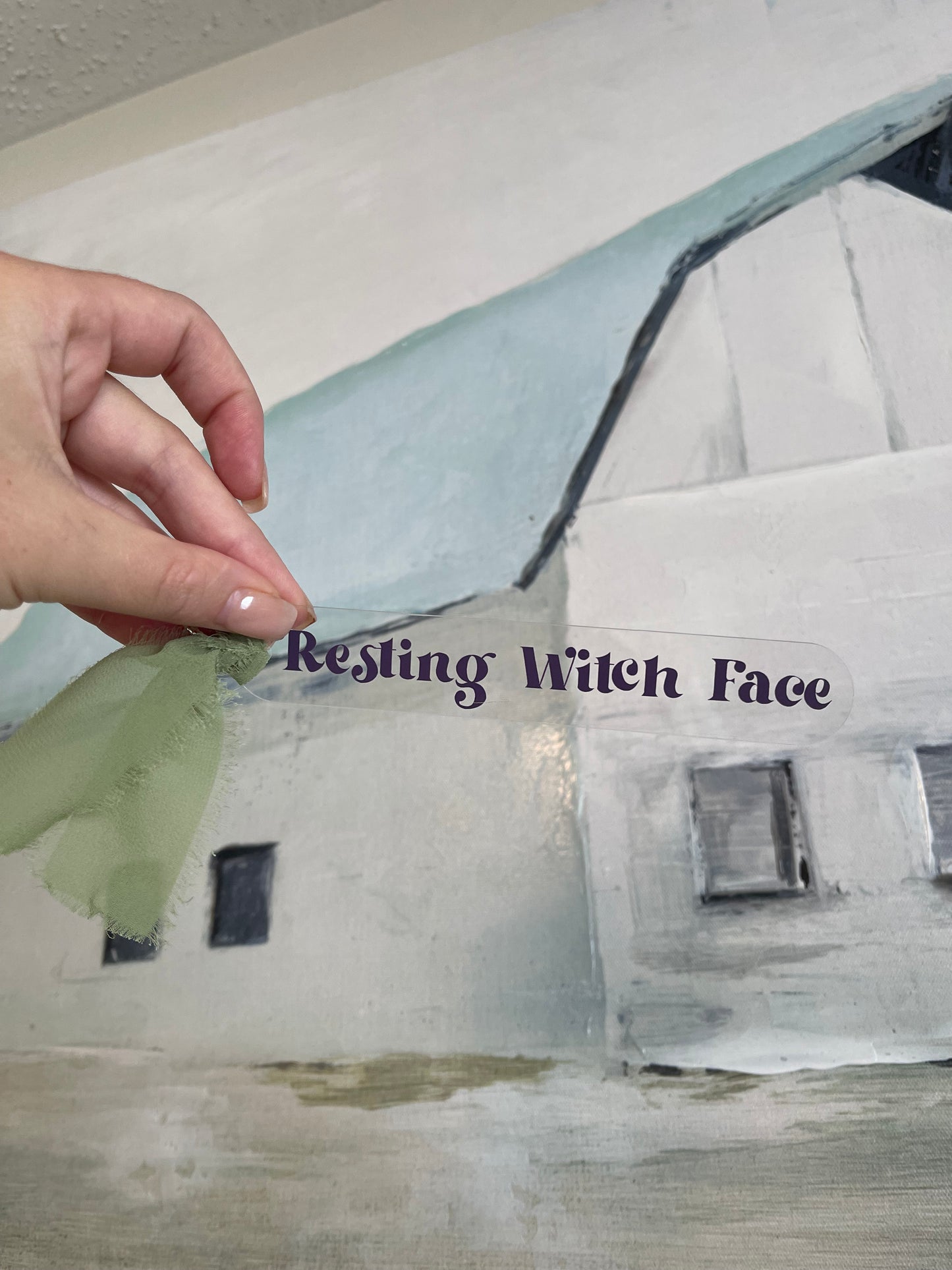 Resting Witch Face Bookmark