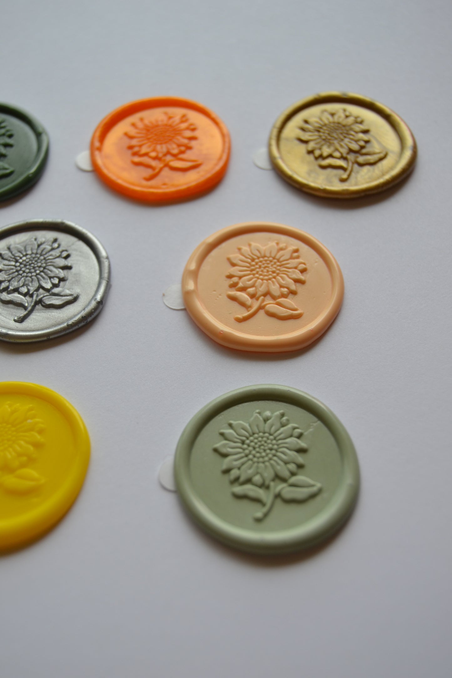 Sunflower Wax Seal Sticker
