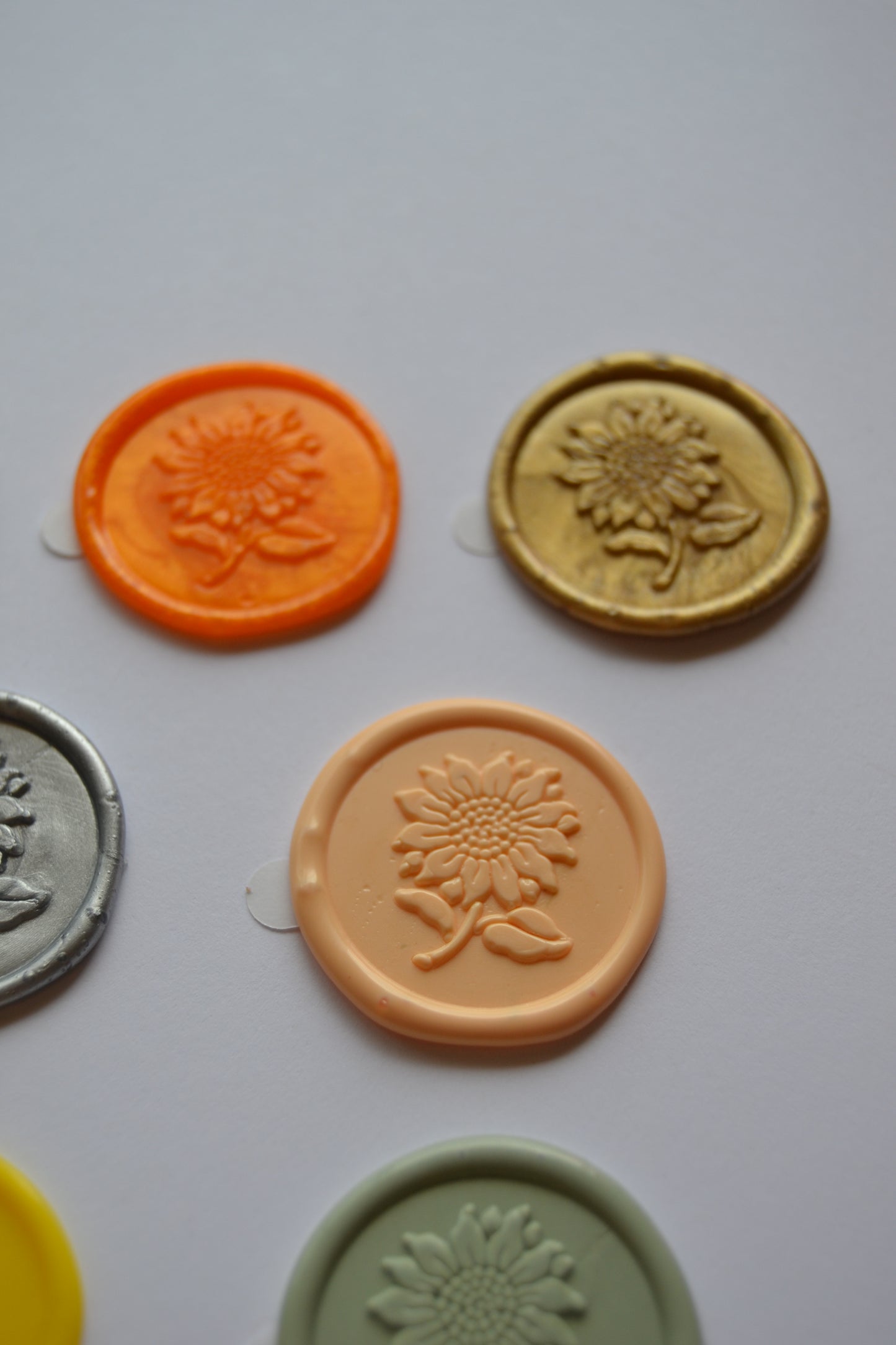 Sunflower Wax Seal Sticker