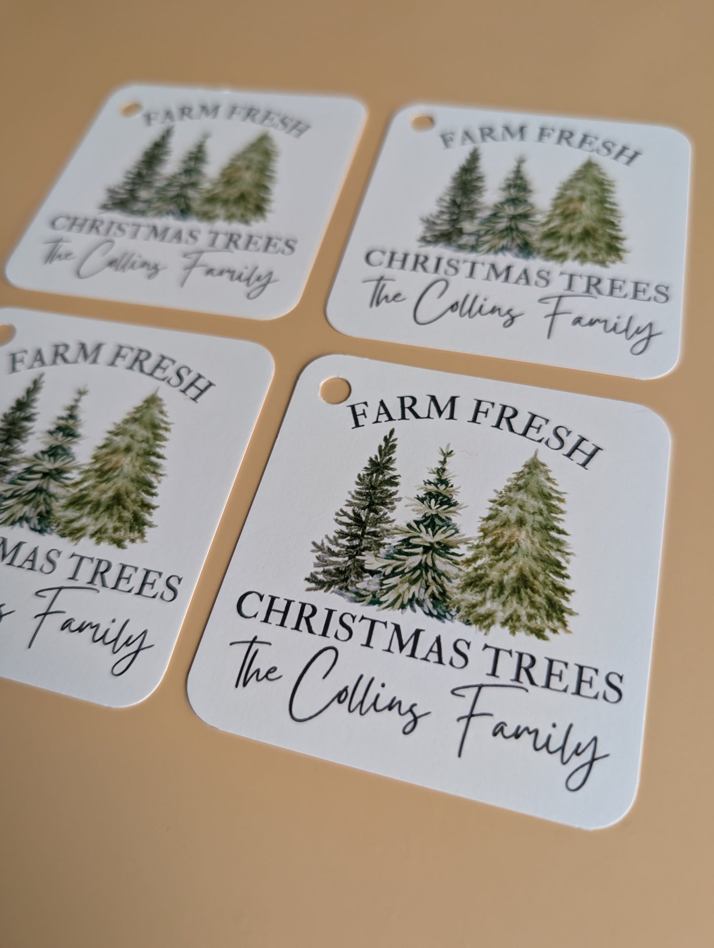 Christmas Tree Farm Gift Tags (Pack of 4)