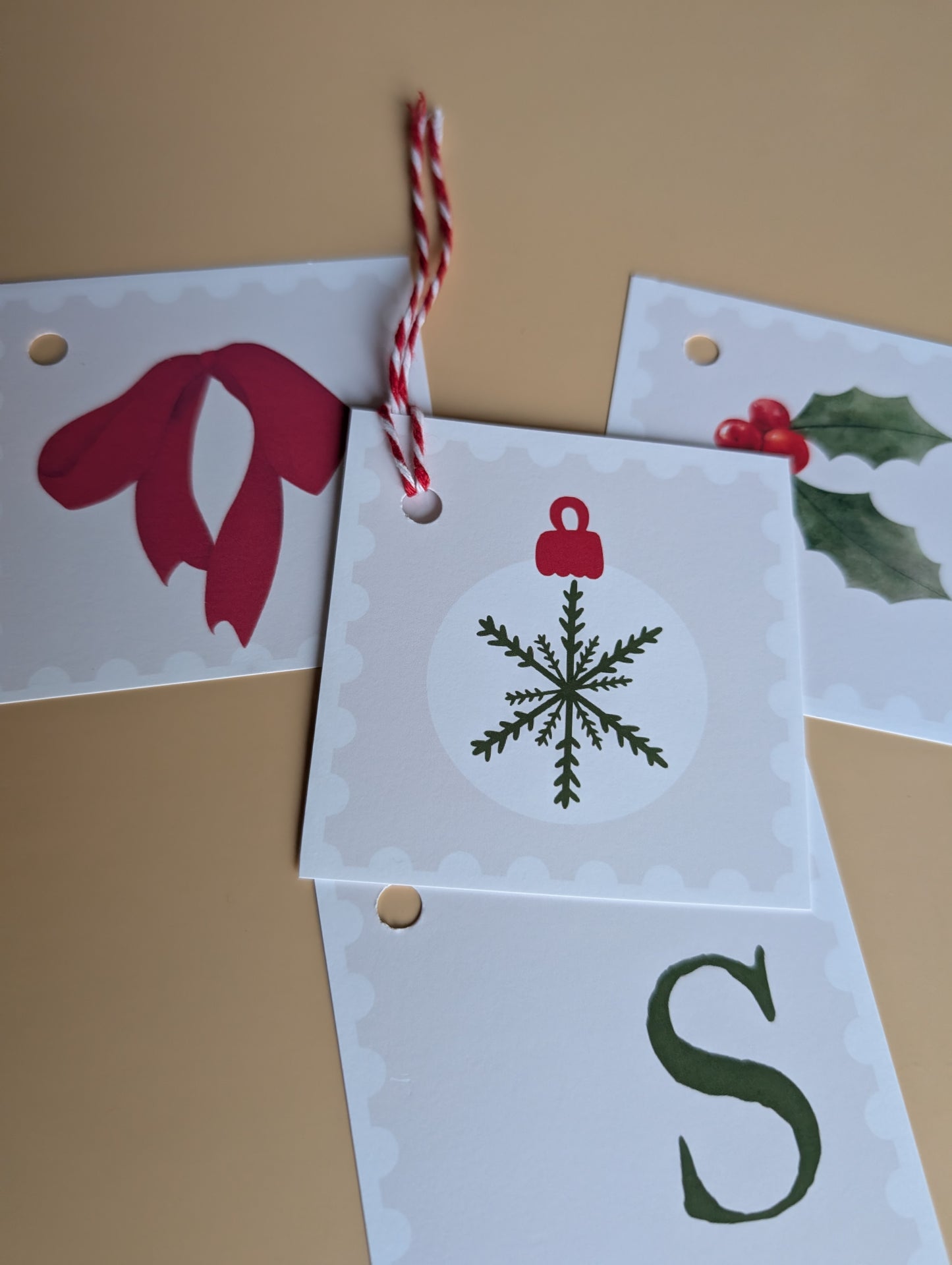 Custom Stamp Collection Gift Tags (Pack of 4)