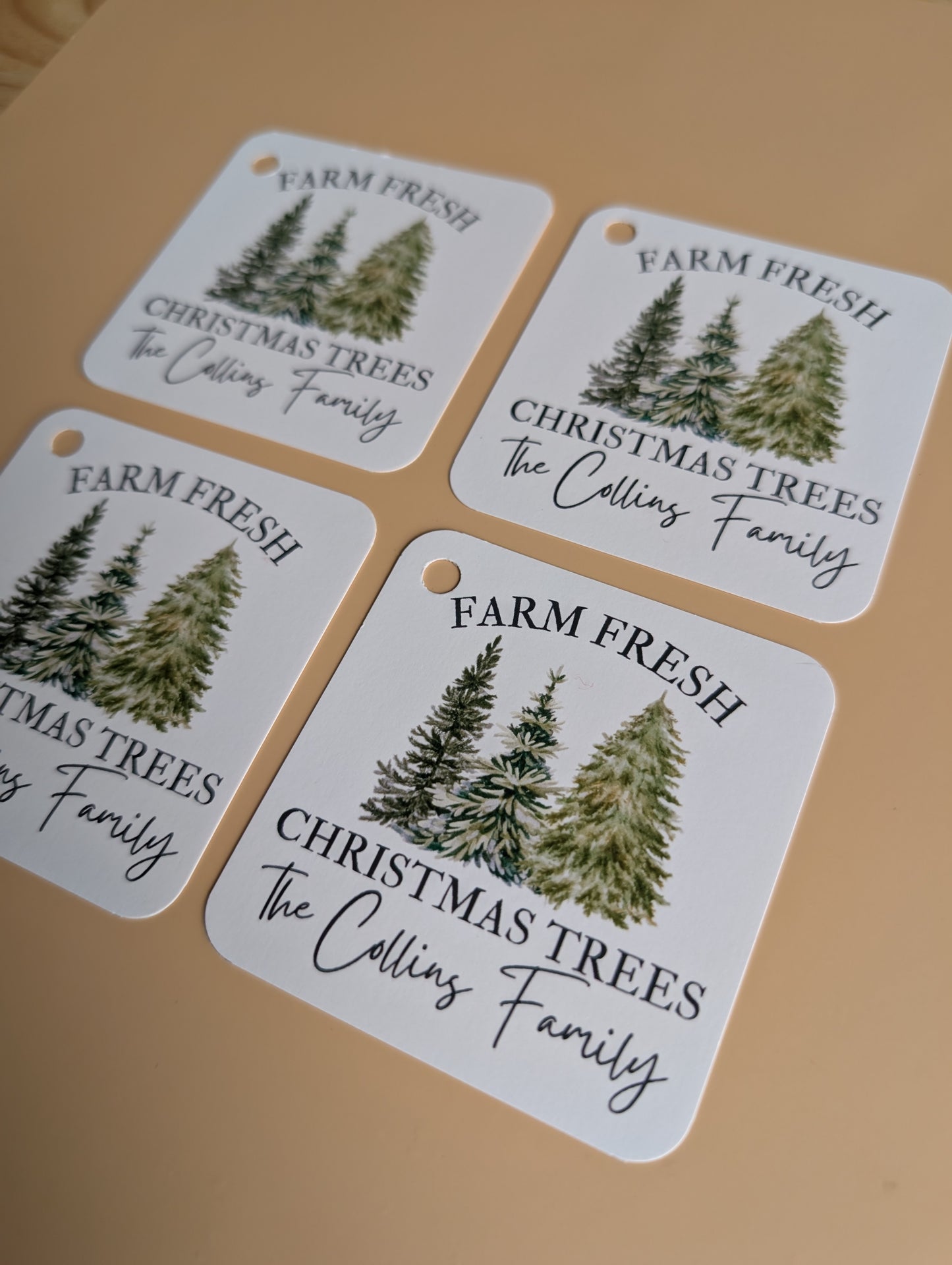 Christmas Tree Farm Gift Tags (Pack of 4)
