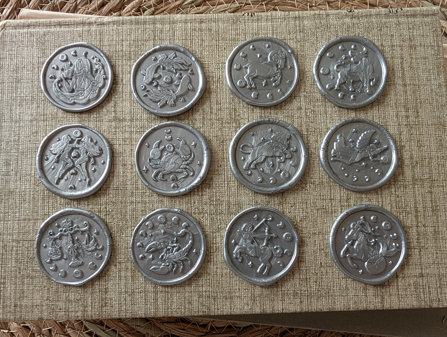 Silver Zodiac Seal Pack (12)