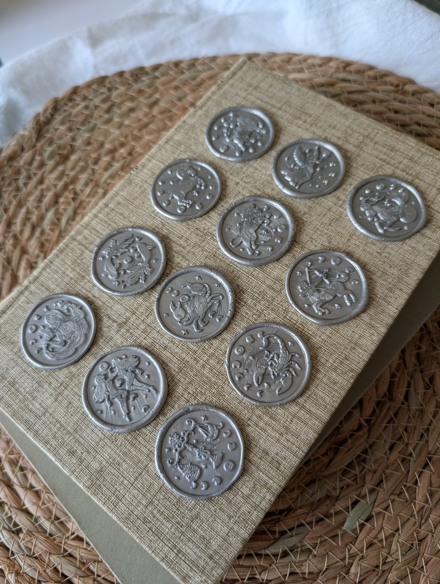 Silver Zodiac Seal Pack (12)