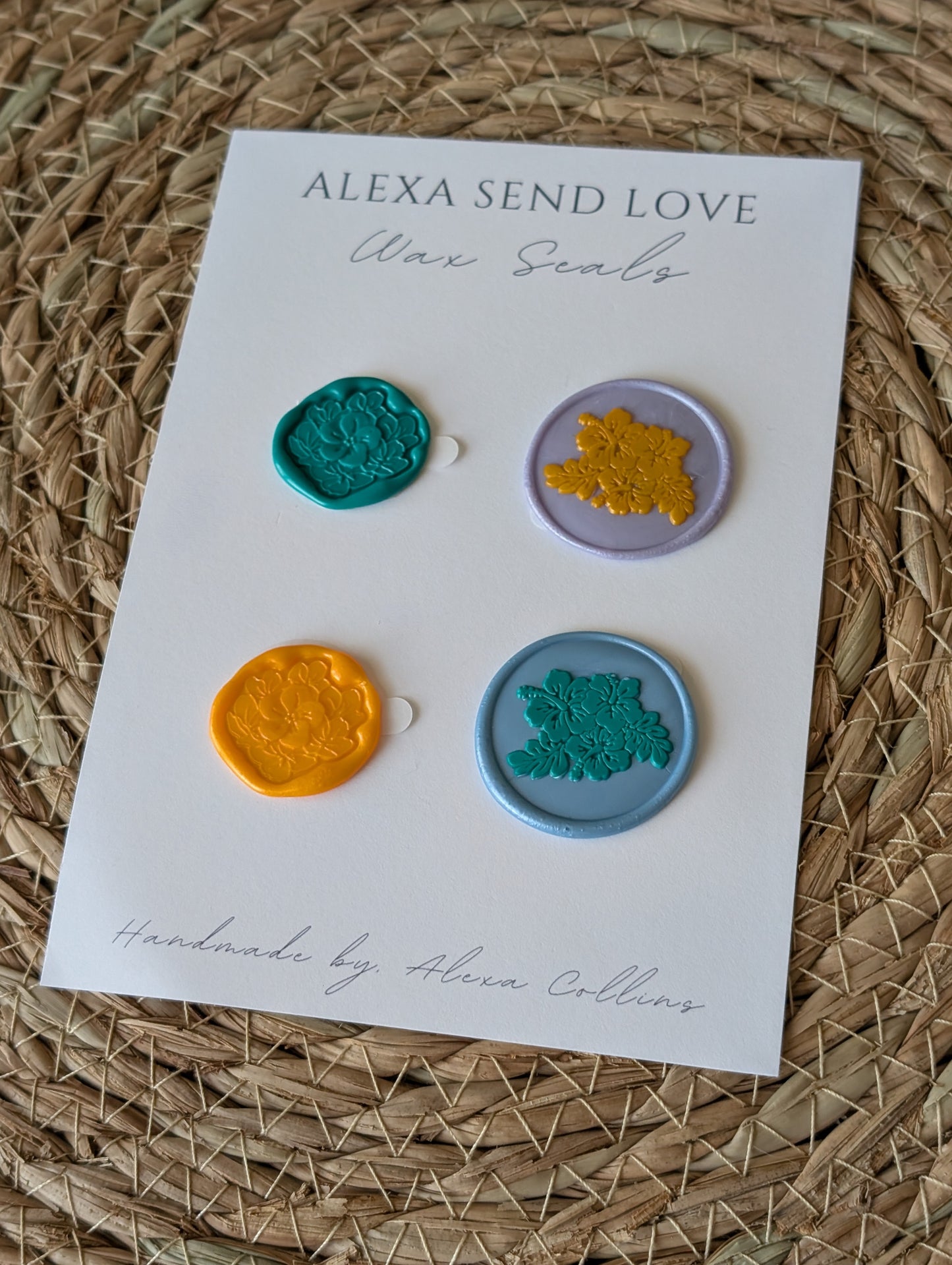 Summer Flower Wax Seal Pack (4)