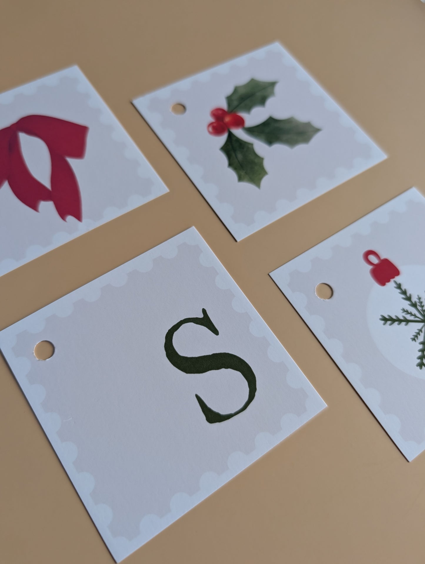 Custom Stamp Collection Gift Tags (Pack of 4)