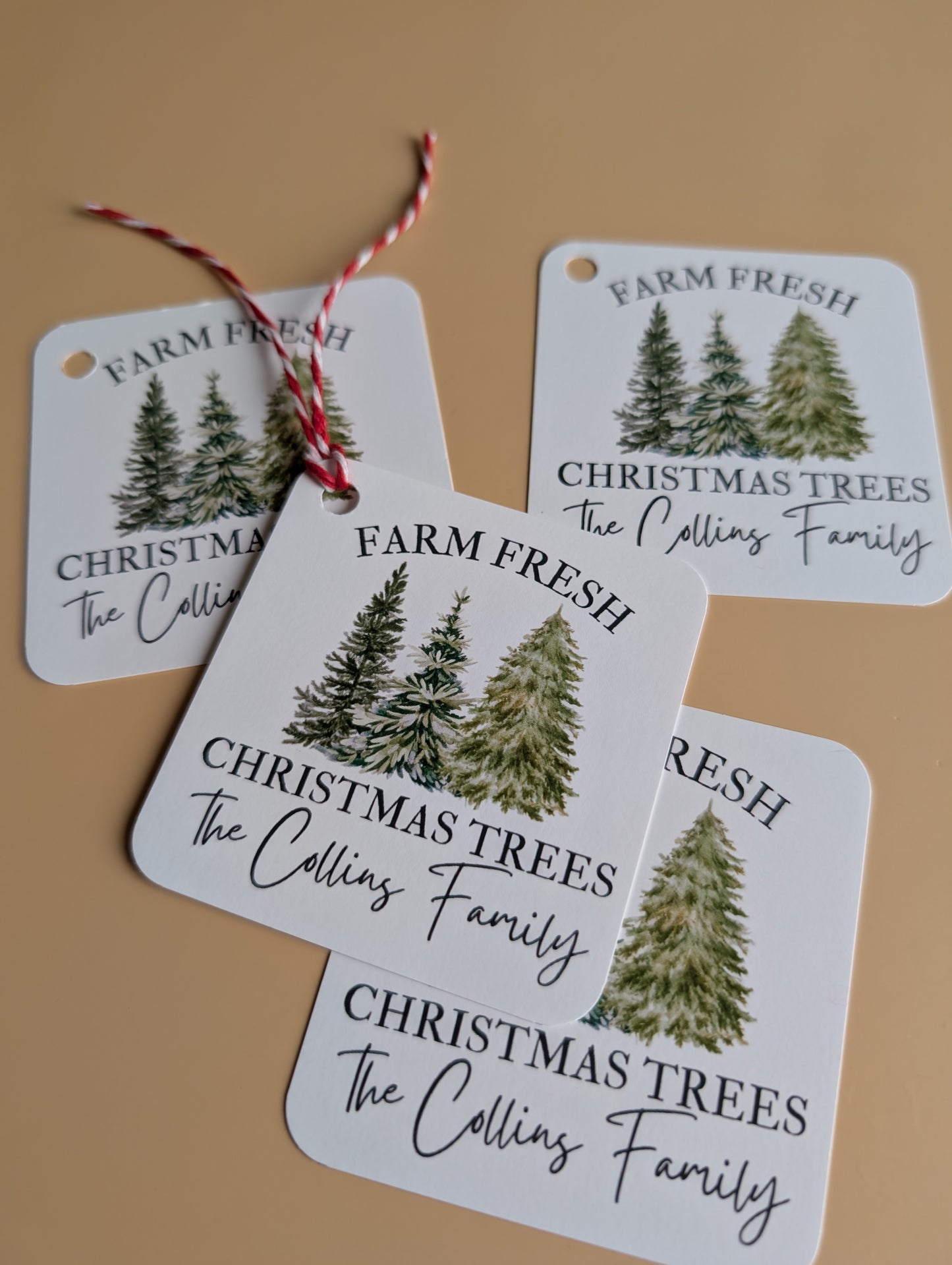 Christmas Tree Farm Gift Tags (Pack of 4)