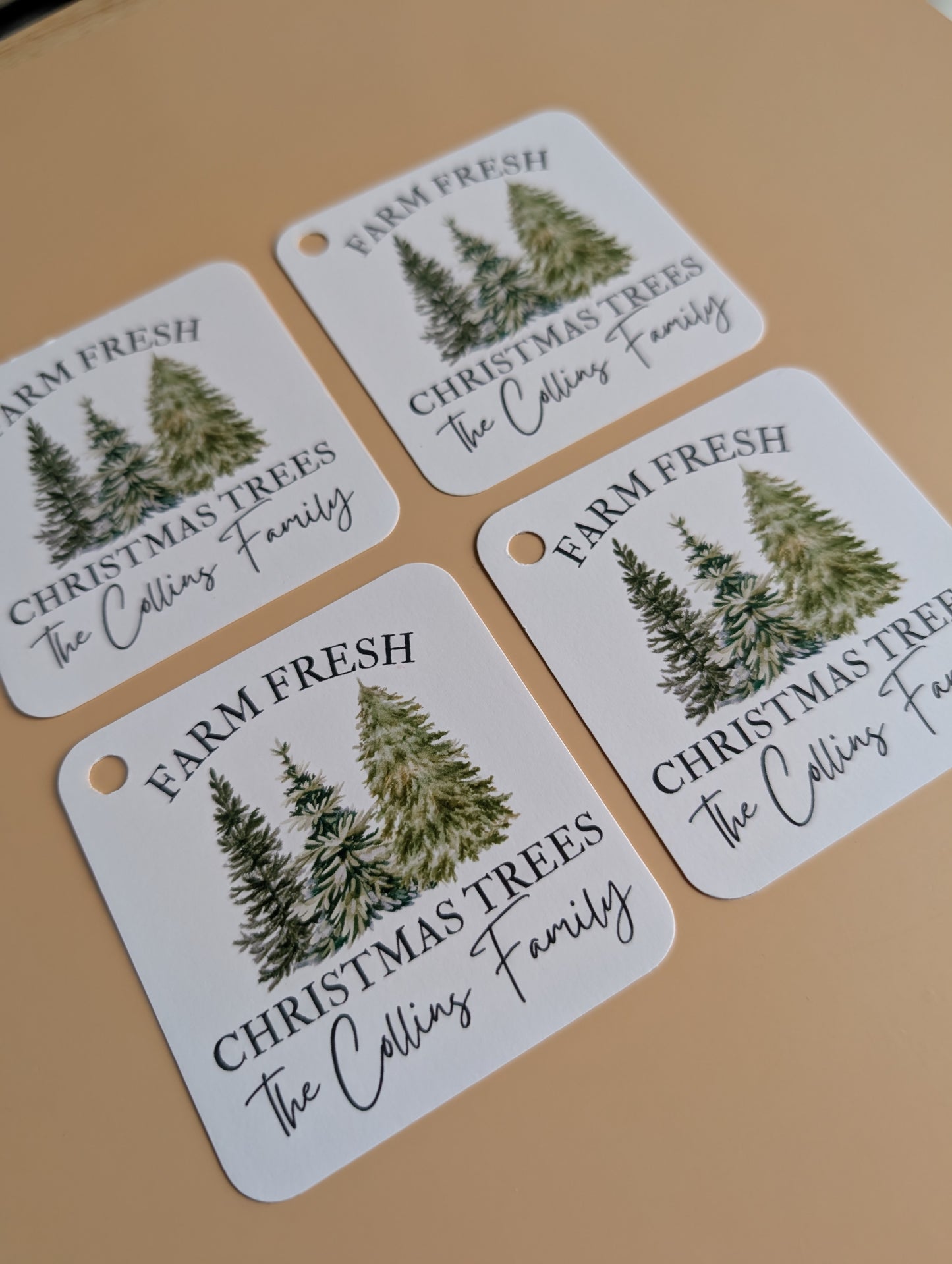 Christmas Tree Farm Gift Tags (Pack of 4)