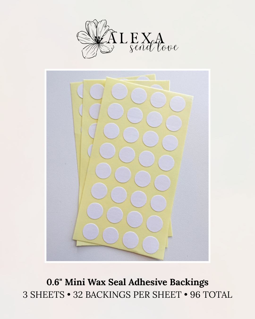 Handmade Adhesive Backings