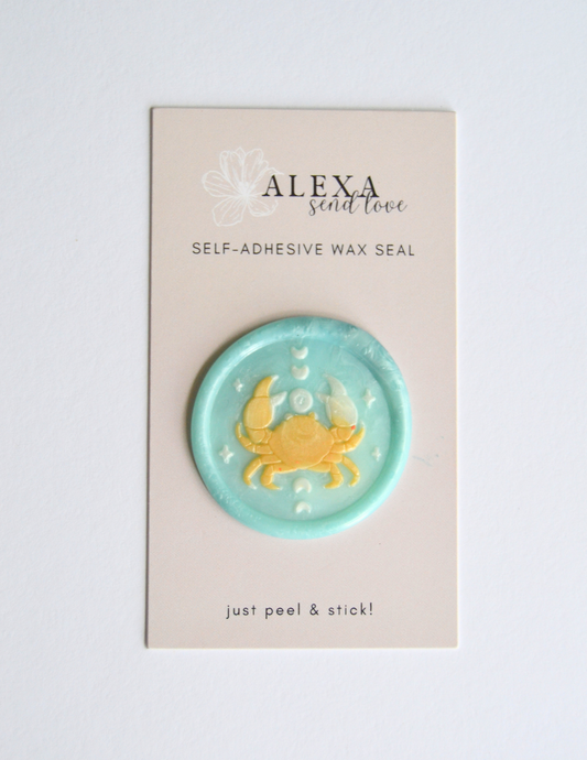 Cancer Zodiac Sign Wax Seal