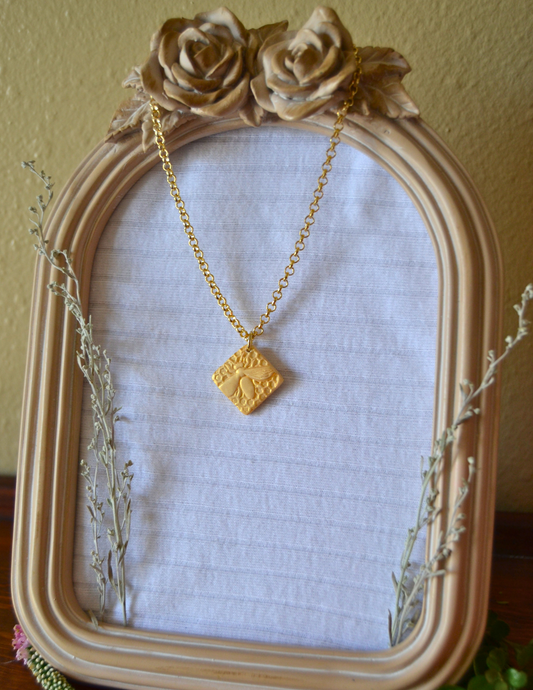 Handmade Necklace (Gold Chain)