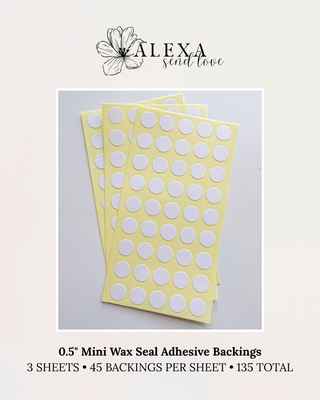 Handmade Adhesive Backings