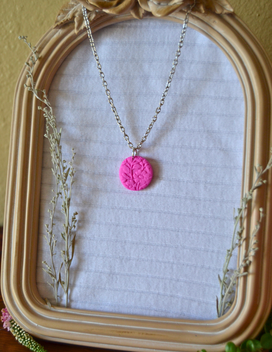 Handmade Necklace (Silver Chain)