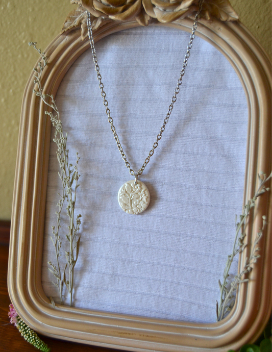 Handmade Necklace (Silver Chain)