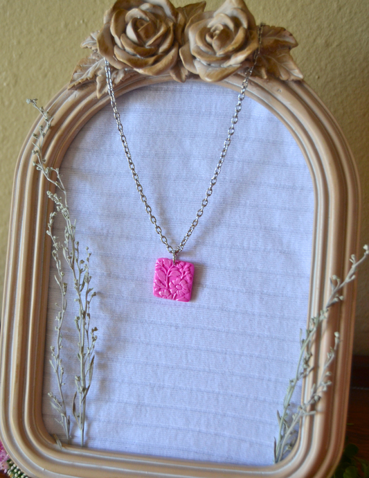 Handmade Necklace (Silver Chain)