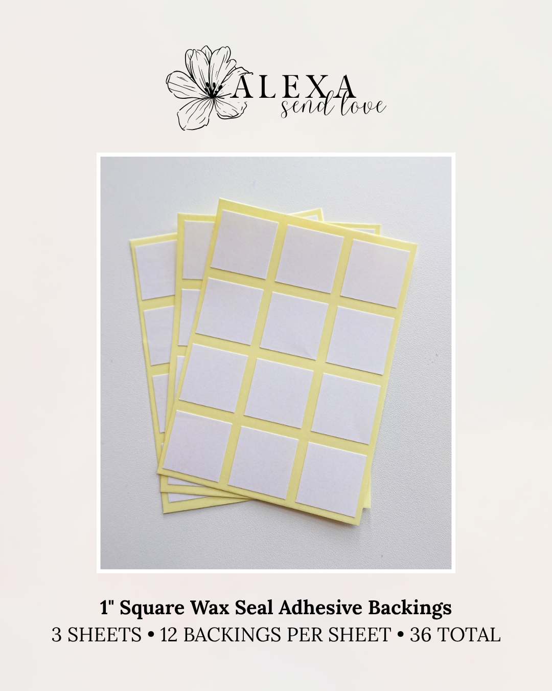 Handmade Adhesive Backings