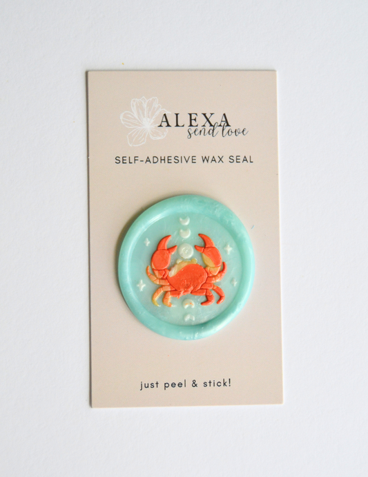 Cancer Zodiac Sign Wax Seal