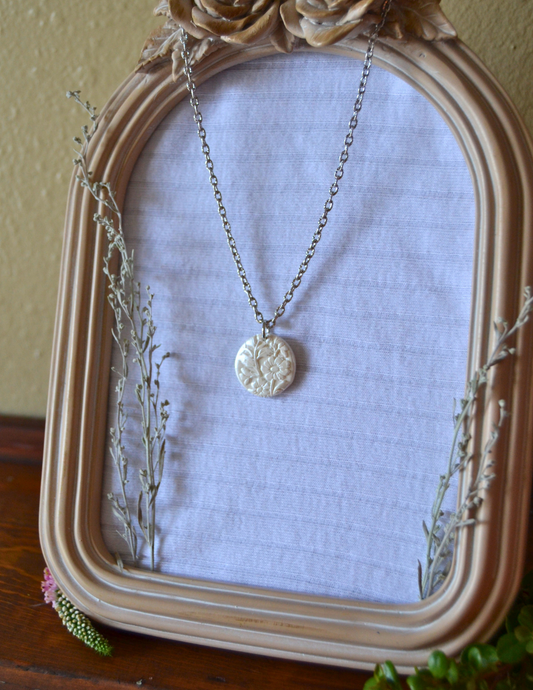 Handmade Necklace (Silver Chain)