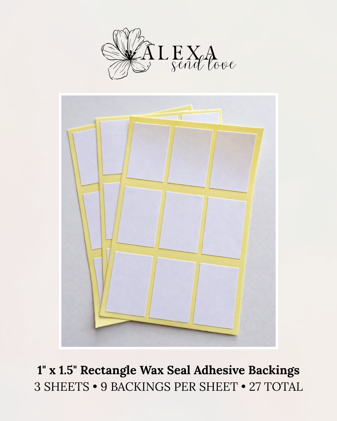Handmade Adhesive Backings