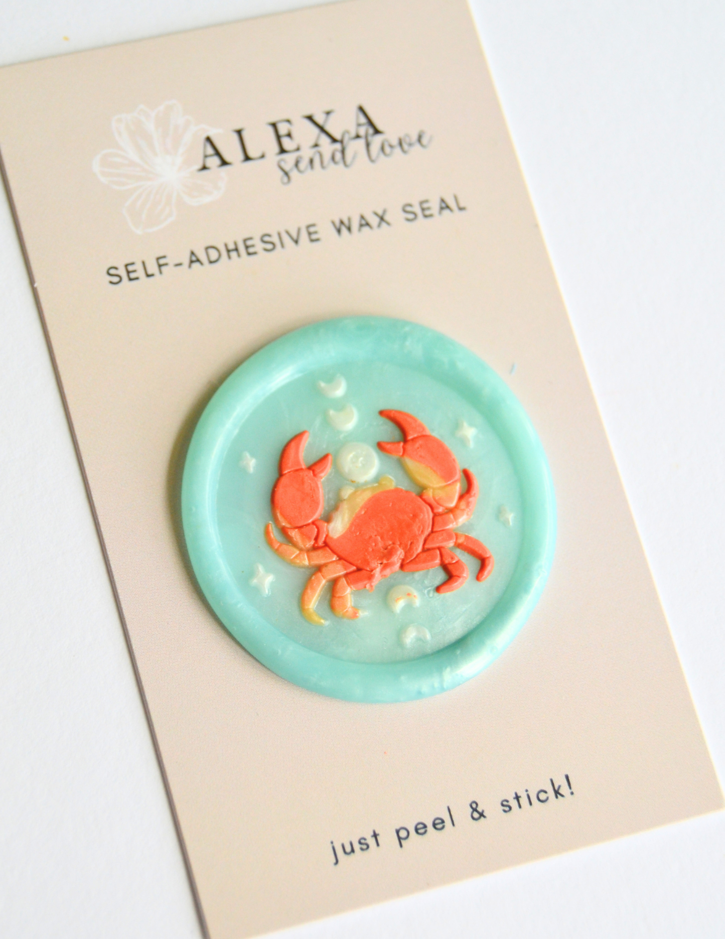 Cancer Zodiac Sign Wax Seal