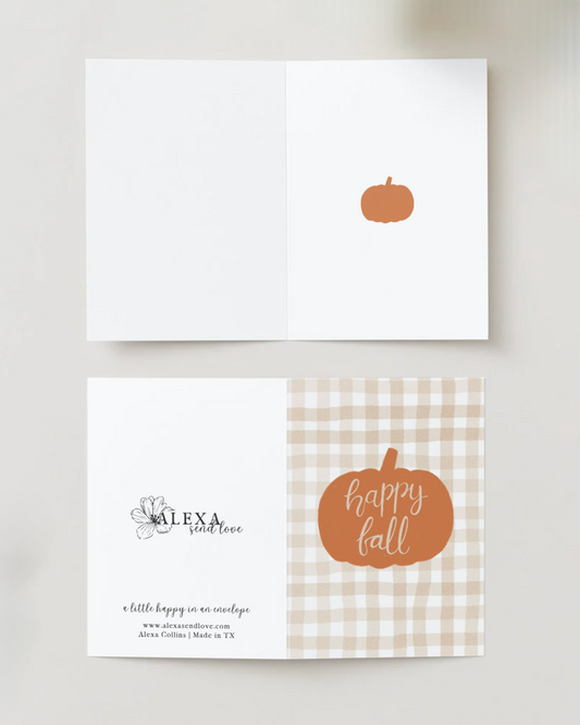 Hello Fall Greeting Card (PREORDER)