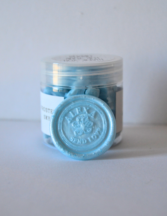 Frosted Sky Wax Sealing Beads (Gummy Bear Shape)