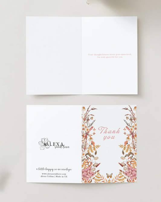 Thank You Greeting Card (PREORDER)