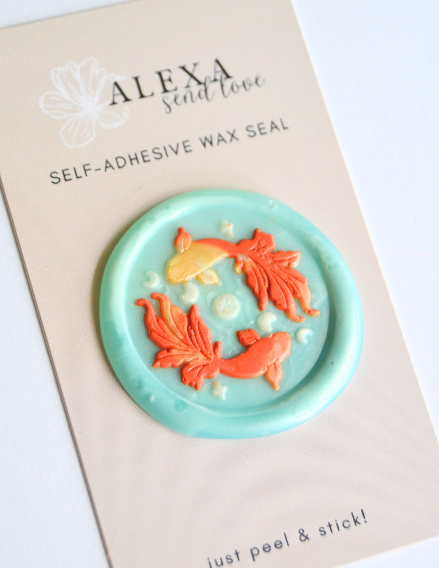 Pisces Zodiac Sign Wax Seal