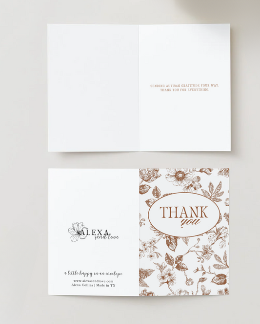 Thank You Greeting Card (PREORDER)