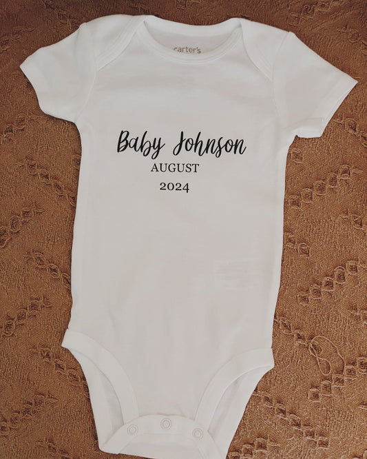 Baby Announcement