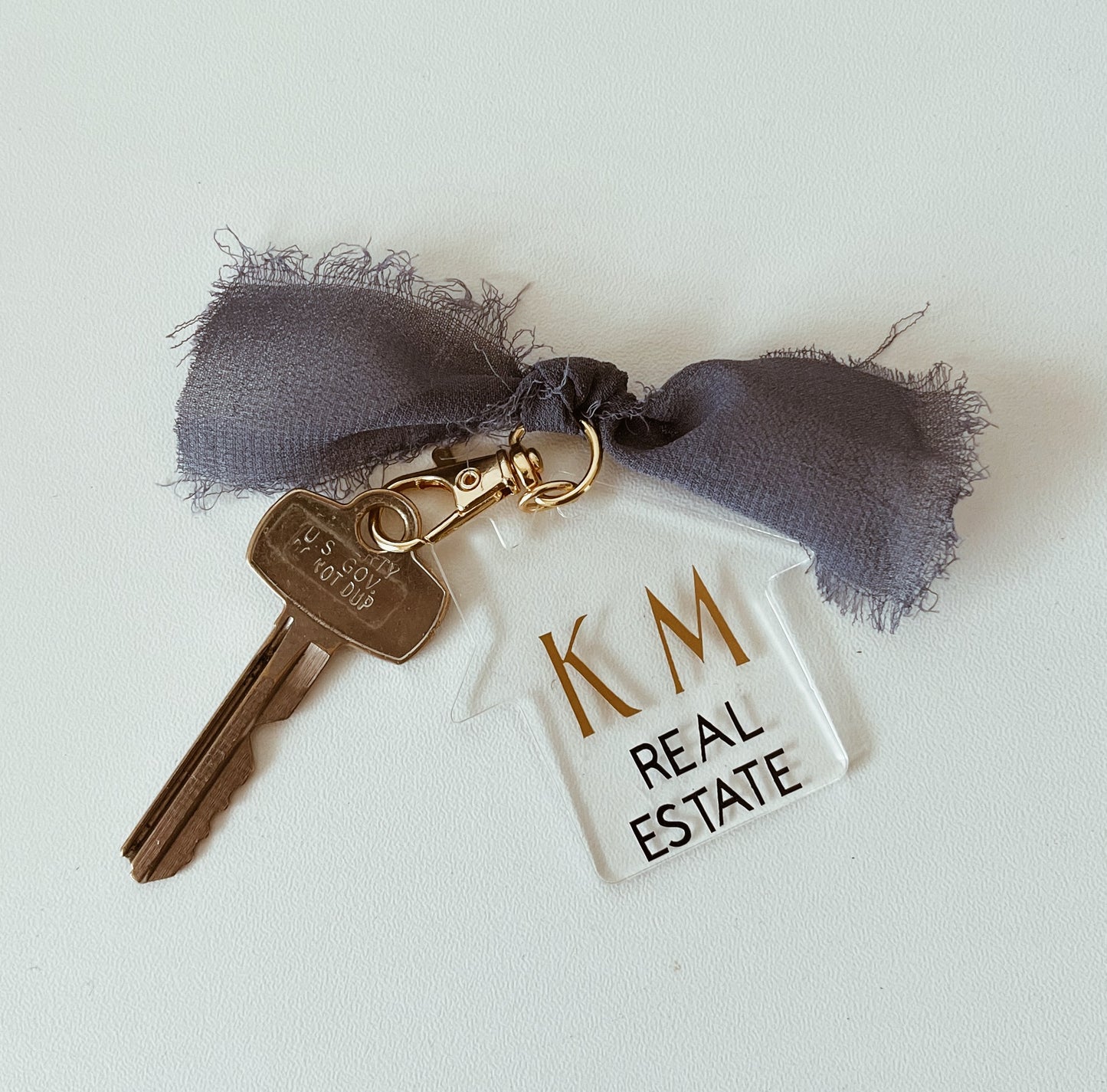 Personalized Real Estate Keychain