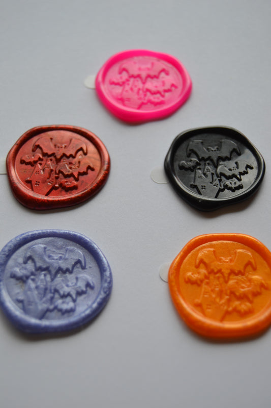 Haunted Manor Wax Seal Sticker
