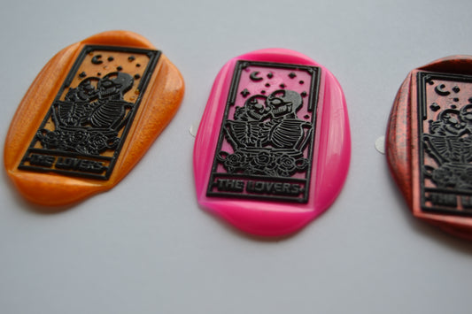 The Lovers Wax Seal Sticker
