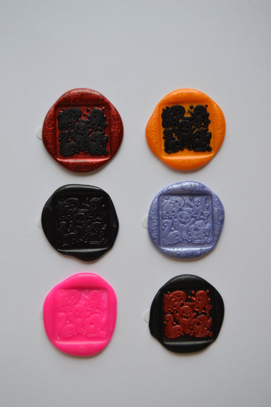 Boo Crew Wax Seal Sticker