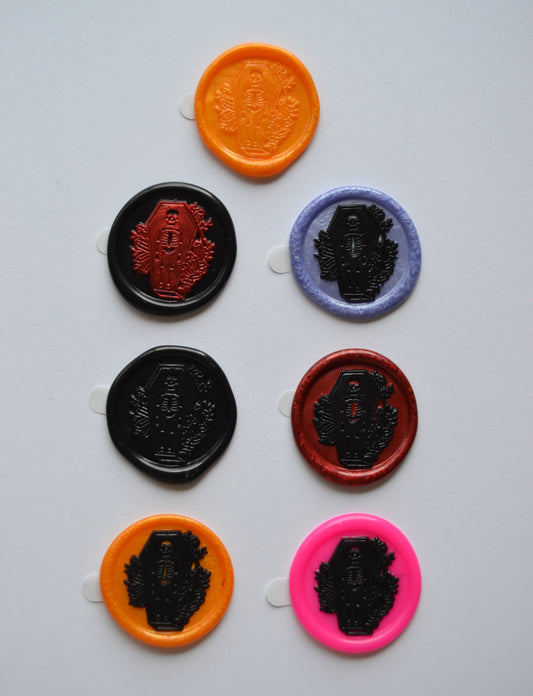 Graveyard Whisper Wax Seal Sticker