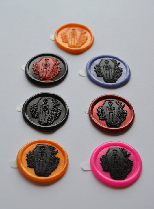 Graveyard Whisper Wax Seal Sticker