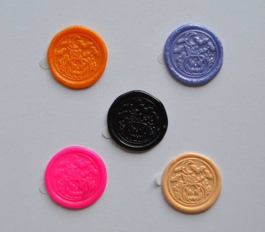 Spooky Night Wax Seal Sticker