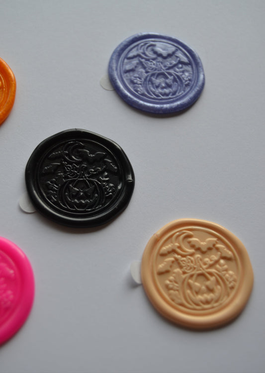 Spooky Night Wax Seal Sticker
