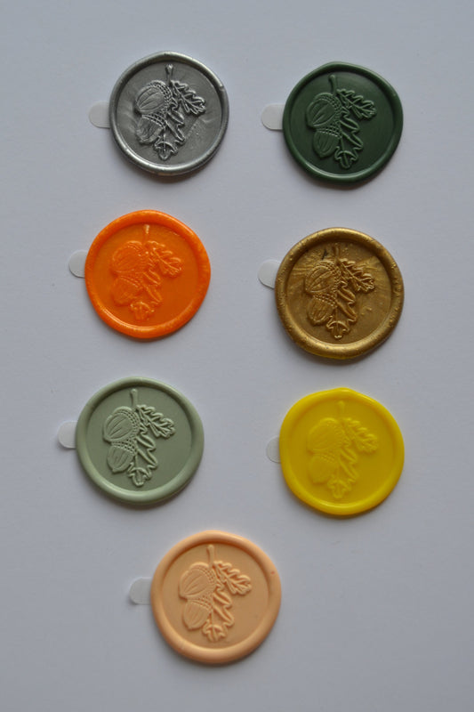 Autumn Branch Wax Seal Sticker