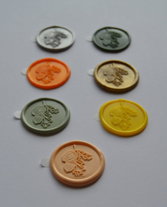 Autumn Branch Wax Seal Sticker